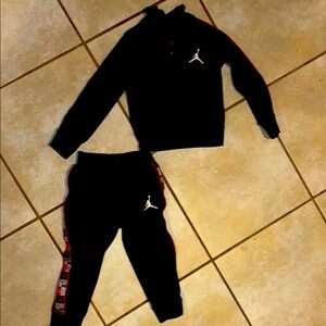Kids Black Tracksuit Set